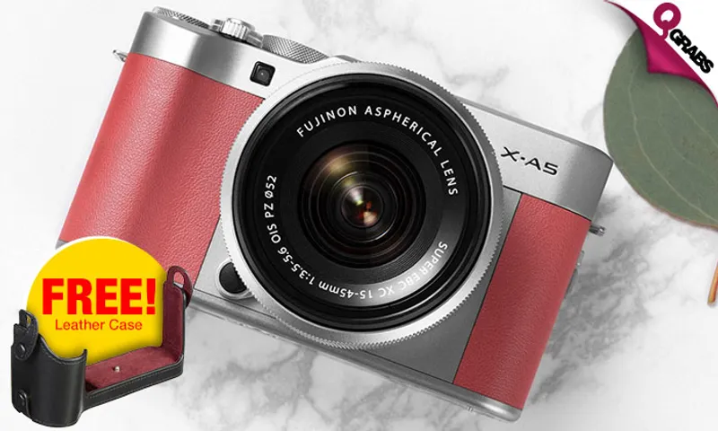 Fujifilm X-A5 with FREE Leather Case!